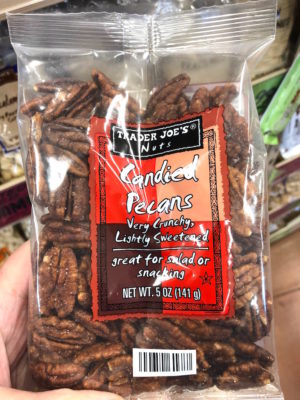 TJ's candied pecans