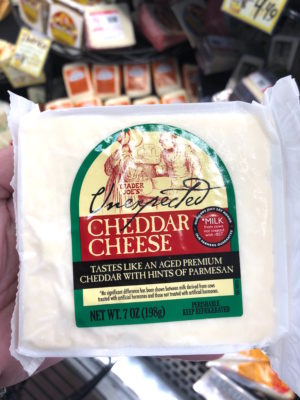 TJ's unexpected cheddar