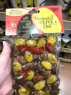 TJ's marinated olives