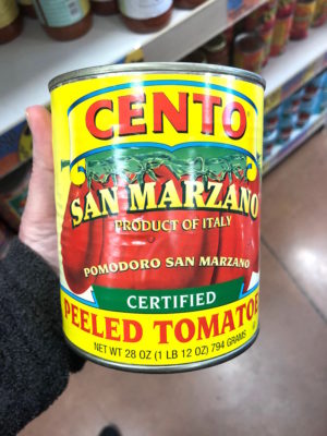 San Marzano tomatoes