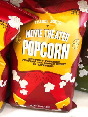 TJ's bagged popcorn